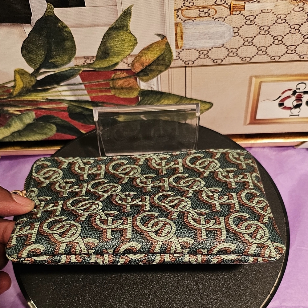 Coach Leather Corner Zip Wristlet - Picture 11 of 13